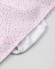 Vestido body de tiras estampado con moño rosa para bebé niña