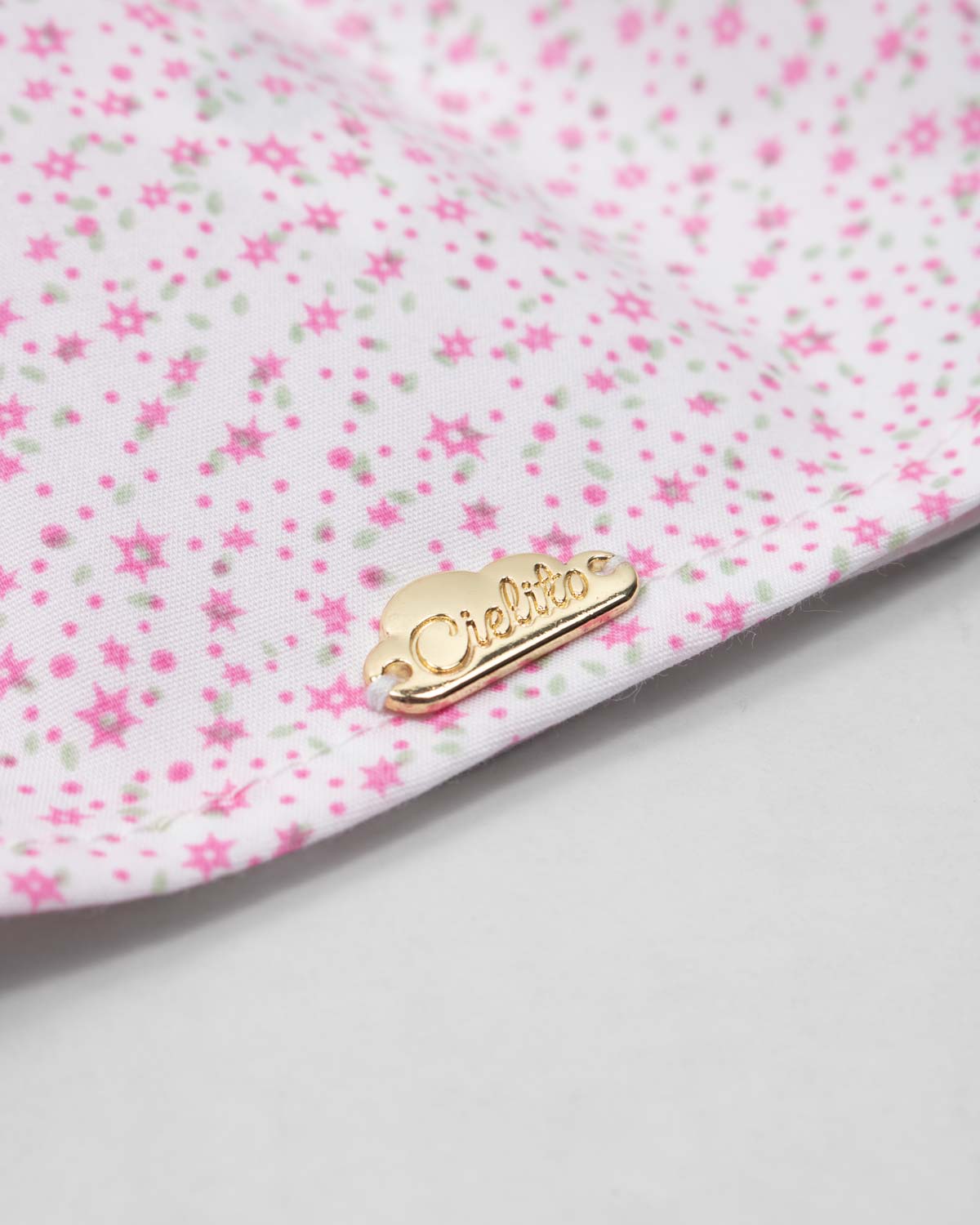 Vestido body de tiras estampado con moño rosa para bebé niña