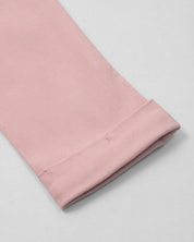 Conjunto blusa de tiras con estampado de flores, boleros y leggins rosado para niña