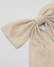 Moño pinza dorado para niña