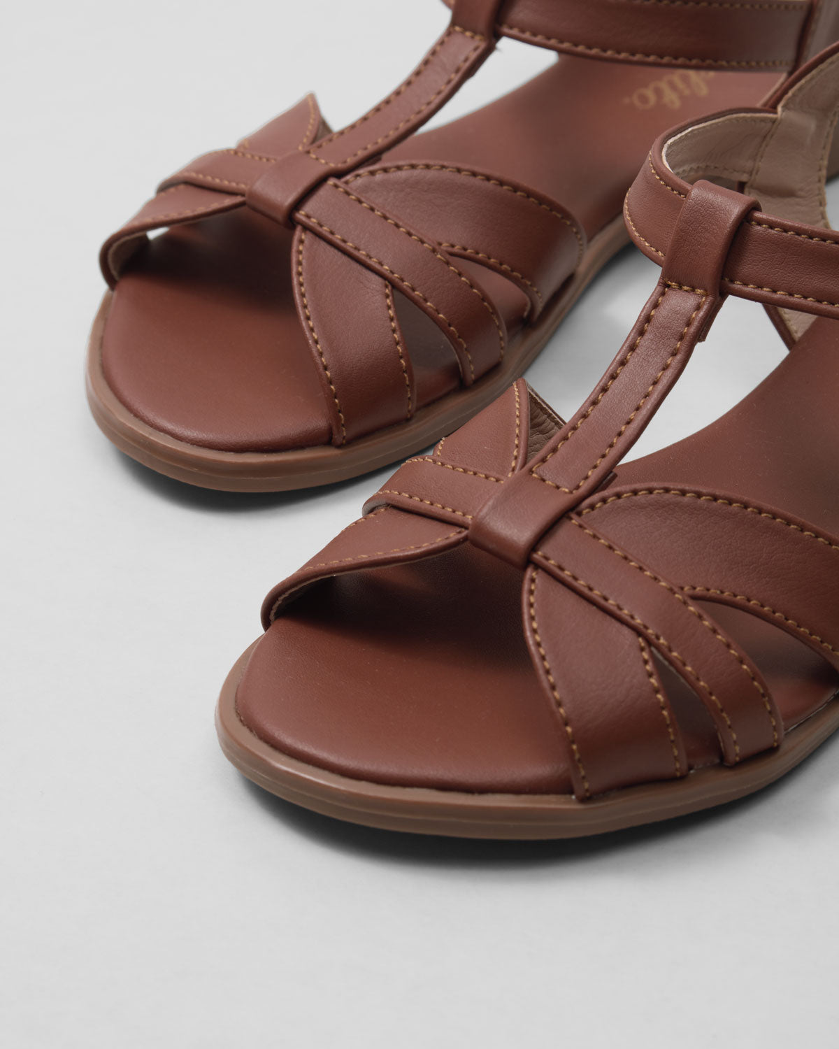 Sandalias miel para niña