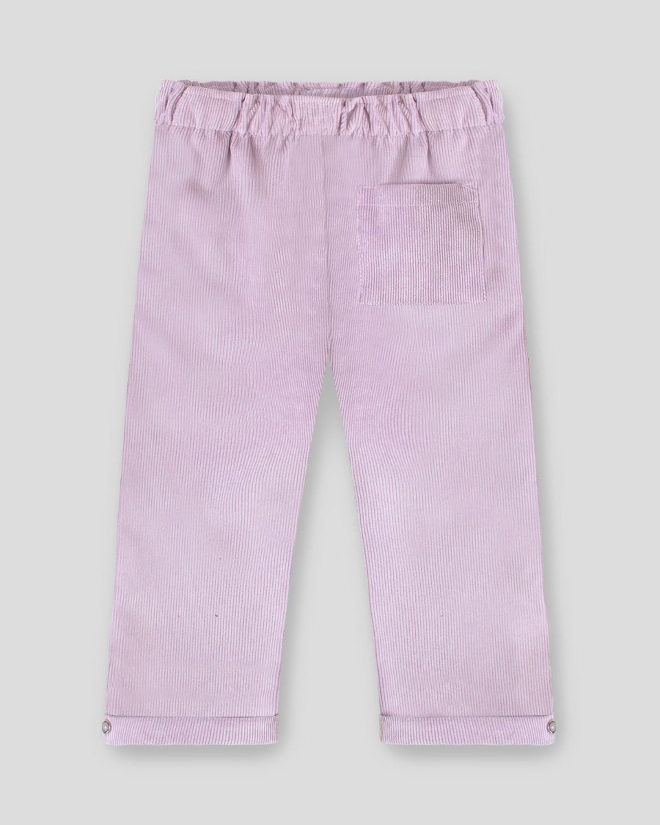 Pantalón largo lila para bebé niña - Cielito