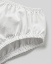 Panty blanco para bebé niña