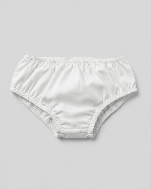 Panty blanco para bebé niña