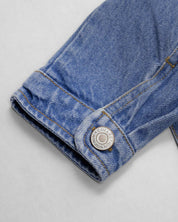 Chaqueta denim azul para niña