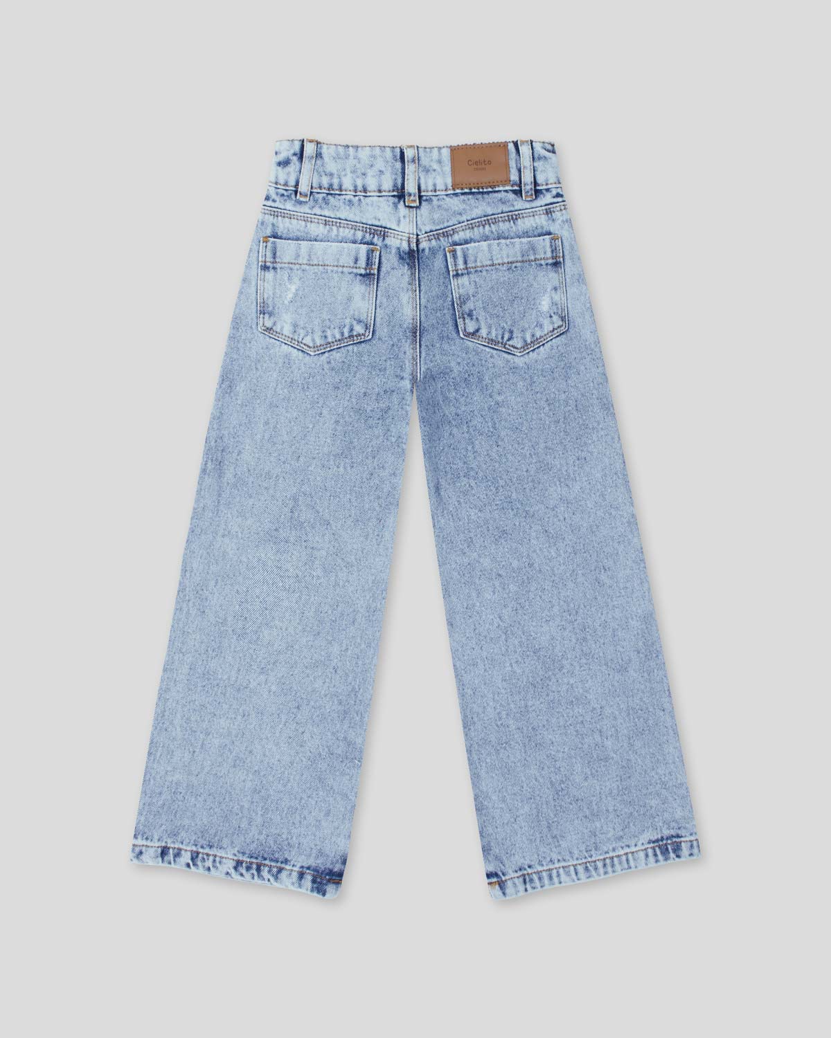 Jean denim marine fit para niña