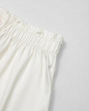 Short blanco paperbag para niña