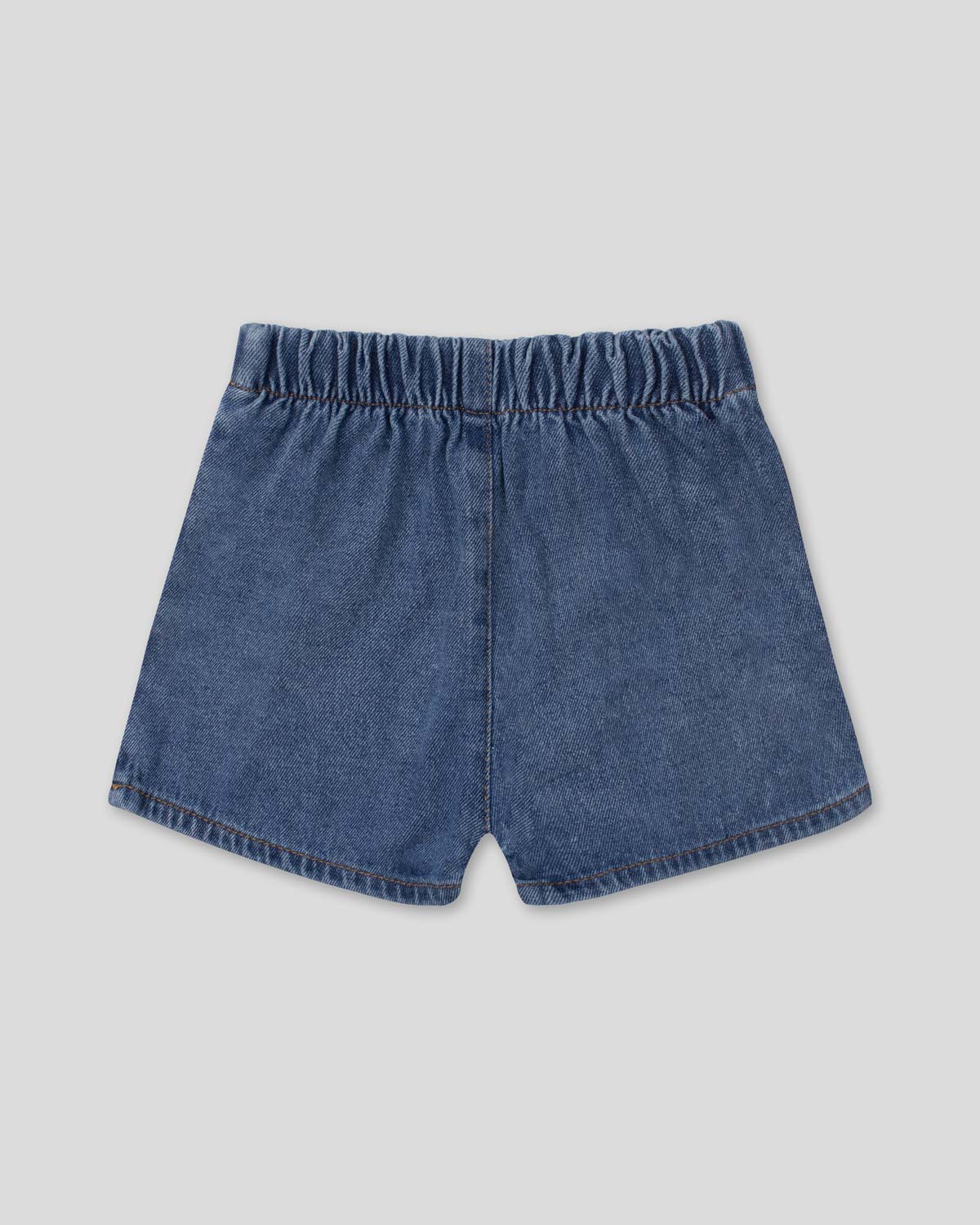 Falda short denim para niña