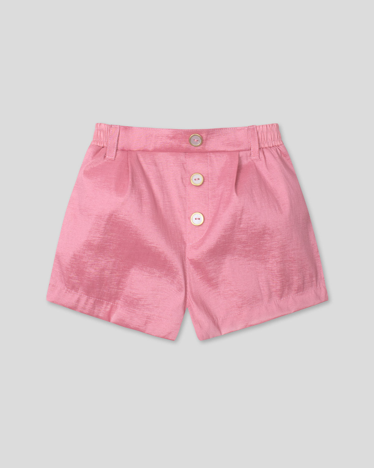 Short rosa brillante para niña