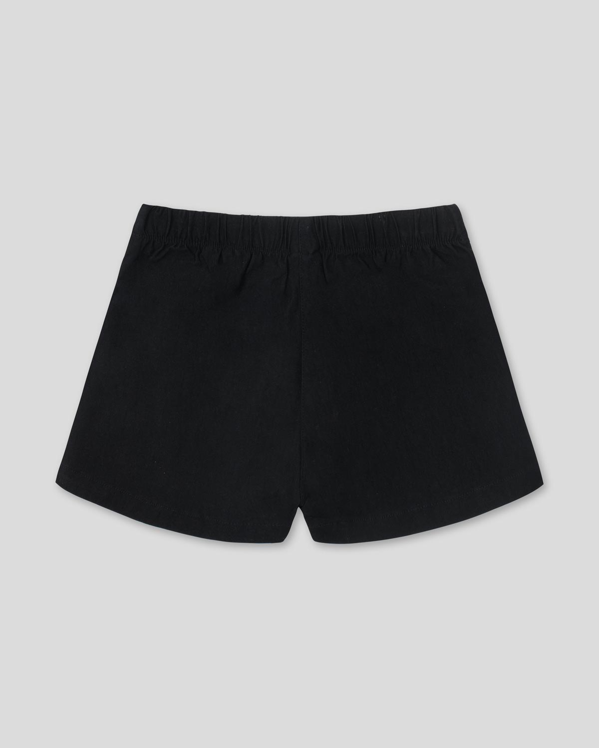 Falda short negra con moños para niña