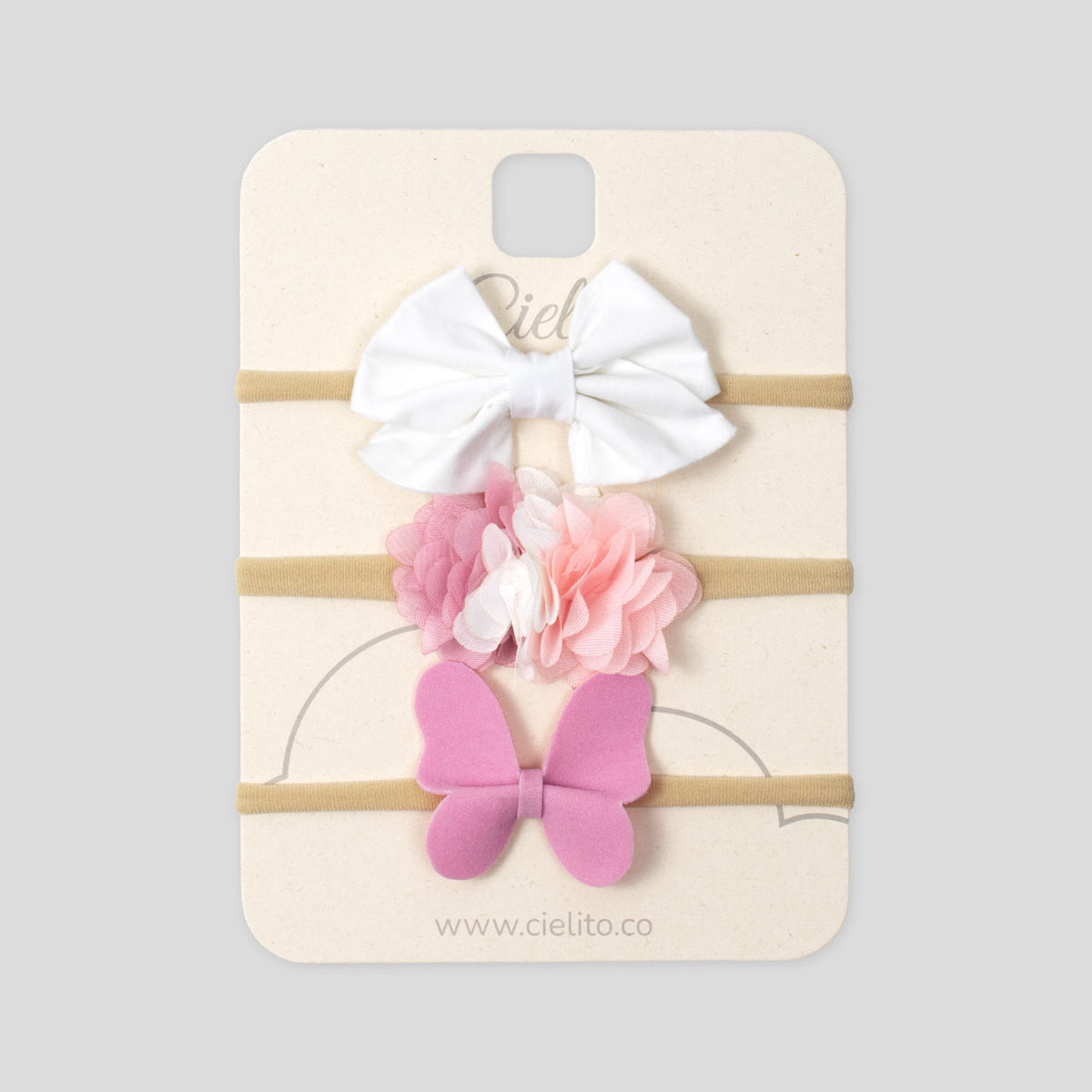 Set de moñas para bebé niña