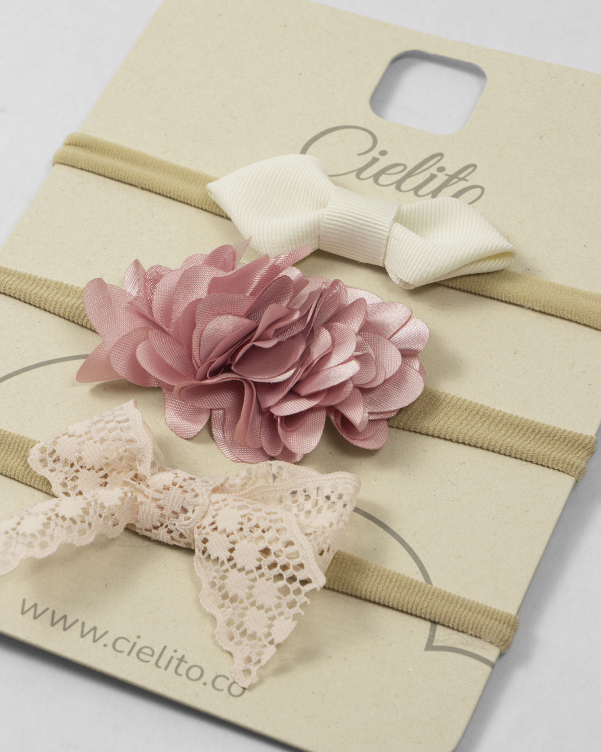 Set de 3 balacas para bebé niña