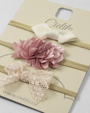 Set de 3 balacas para bebé niña