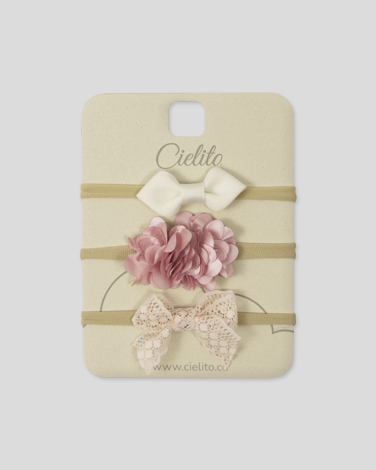 Set de 3 balacas para bebé niña