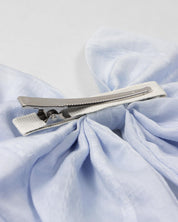 Moño pinza azul celeste para niña