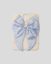 Moño pinza azul celeste para niña
