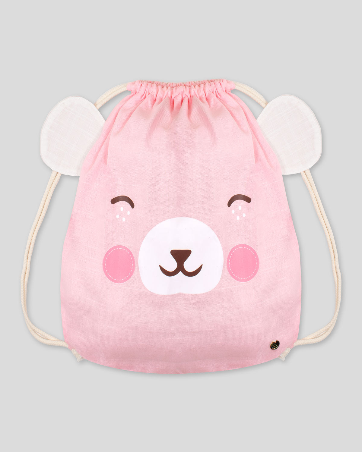 Mochila de osito rosa para niña