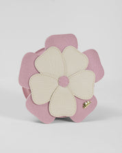 Bolso con diseño de flor y cierre para niña