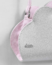 Bolso plateado de nube para niña