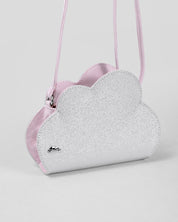 Bolso plateado de nube para niña