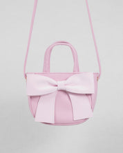 Bolso rosa con moño para niña