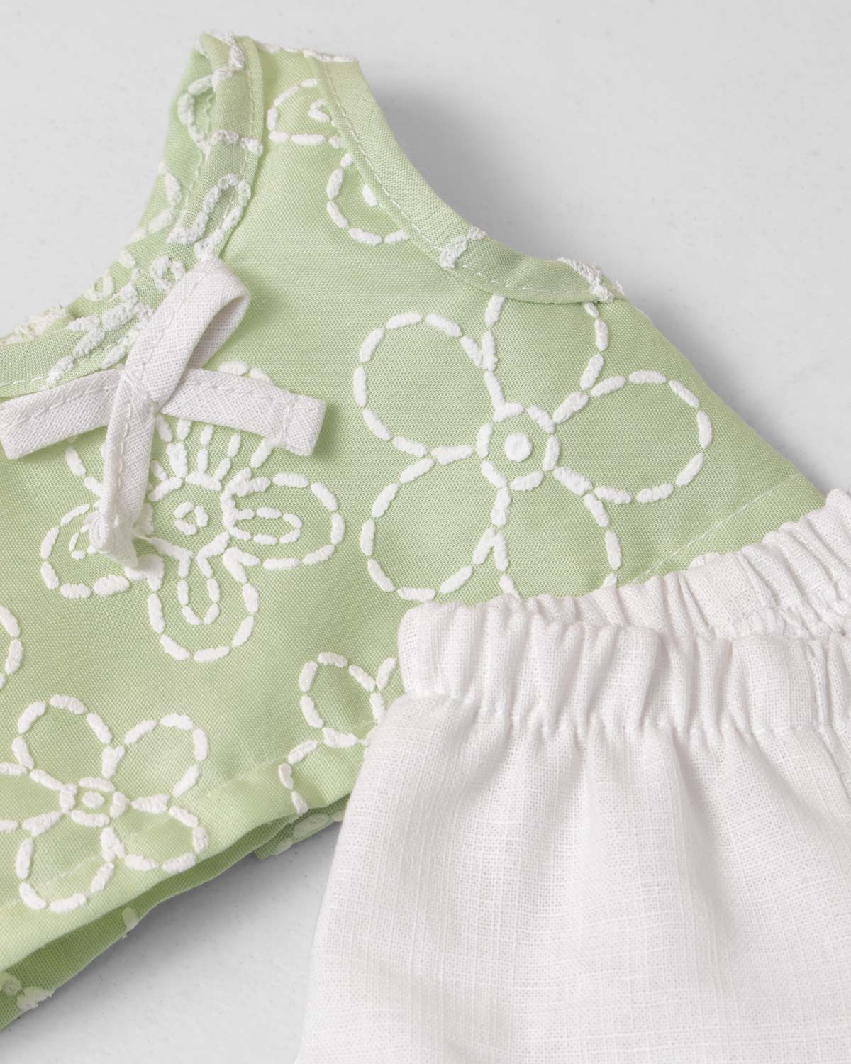 Conjunto verde para peluche