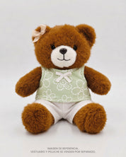 Conjunto verde para peluche