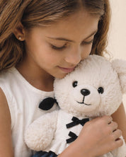 Conjunto blusa blanca con moñitos para peluche