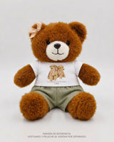Conjunto blanco y verde para peluche