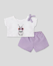 Conjunto conejo lila para peluche