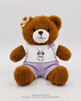 Conjunto conejo lila para peluche