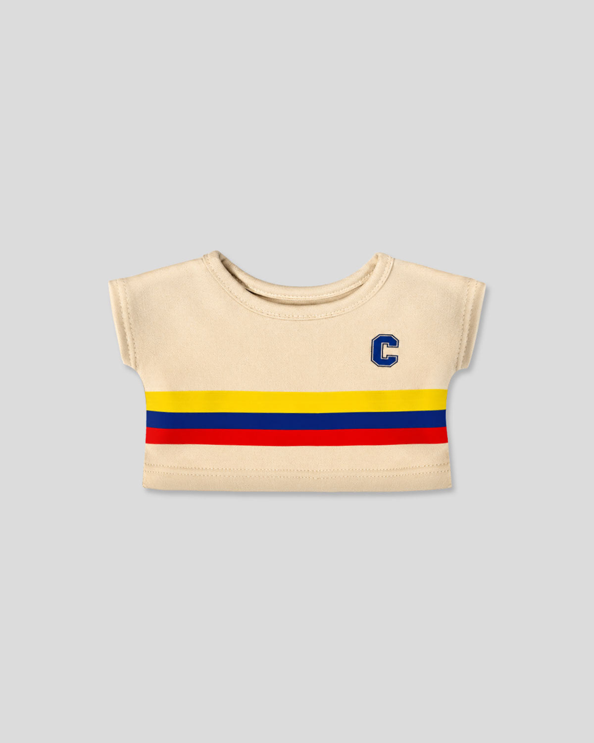 Camiseta de Colombia crema para peluche