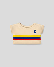 Camiseta de Colombia crema para peluche