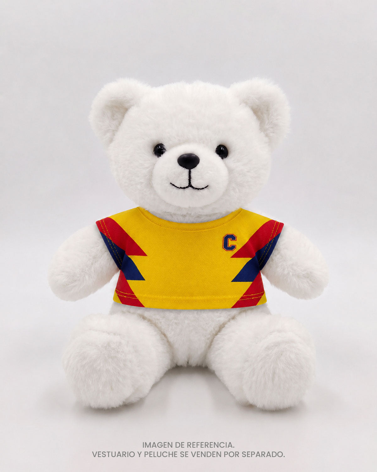 Camiseta de Colombia amarilla para peluche