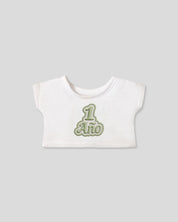 Camiseta blanco crudo para peluche personalizable