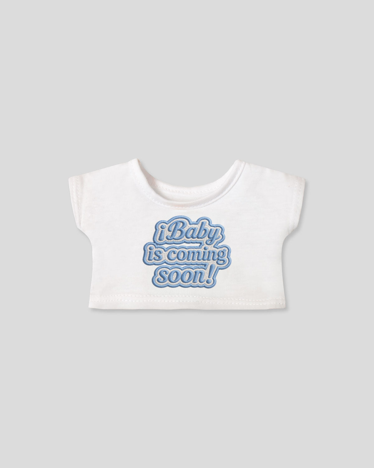 Camiseta blanco crudo para peluche personalizable