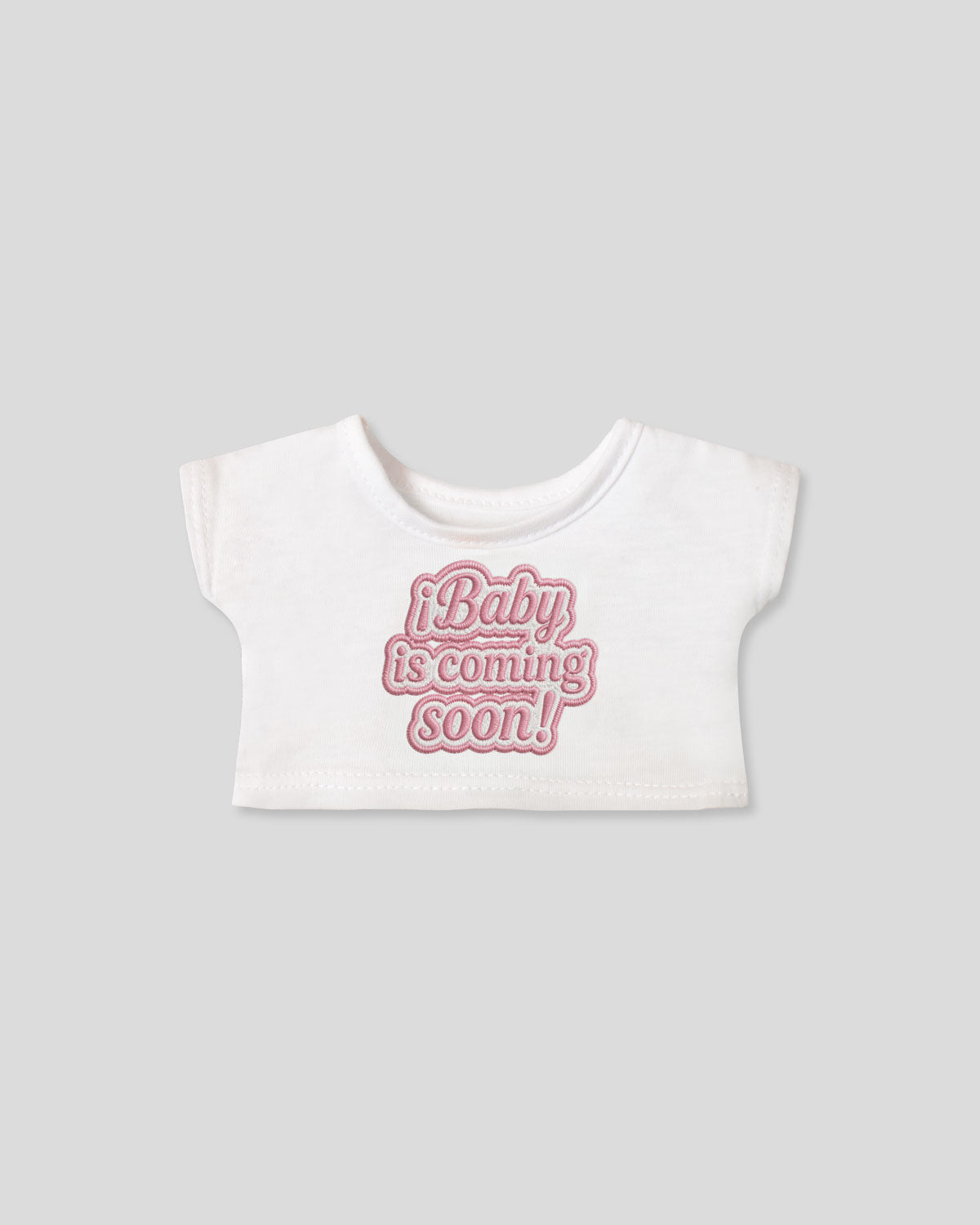 Camiseta blanco crudo para peluche personalizable
