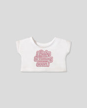 Camiseta blanco crudo para peluche personalizable