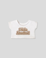 Camiseta blanco crudo para peluche personalizable