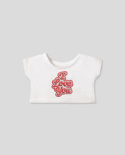 Camiseta blanco crudo para peluche personalizable