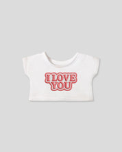 Camiseta blanco crudo para peluche personalizable
