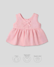 Vestido rosa para peluche