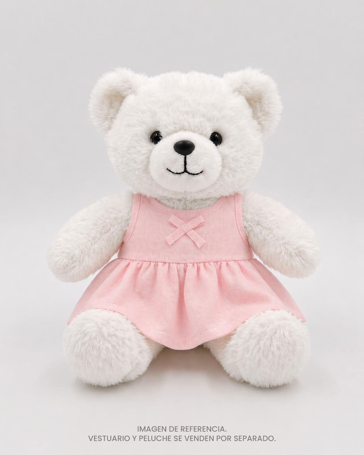 Vestido rosa para peluche