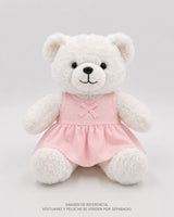 Vestido rosa para peluche