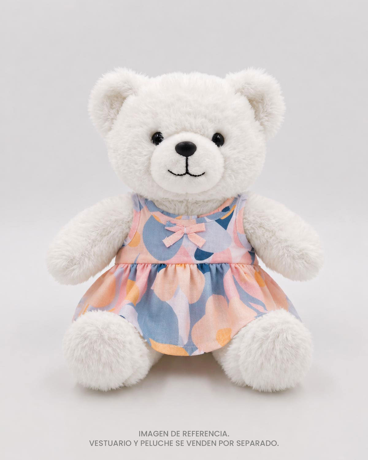 Vestido estampado para peluche