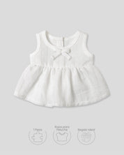 Vestido blanco para peluche