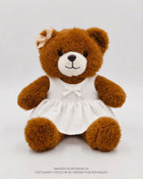 Vestido blanco para peluche