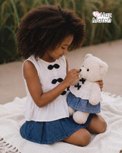 Oso de peluche blanco