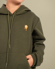 Hoodie verde para niño