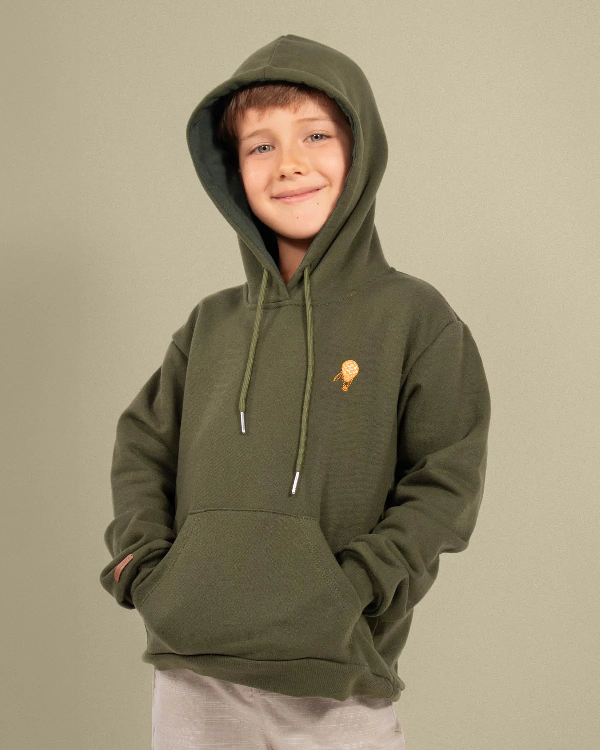 Hoodie verde para niño